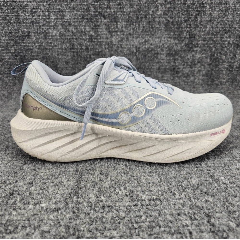 Saucony Triumph 22 Womens Size 9.5 Blue Athletic Running Shoes S10964-246